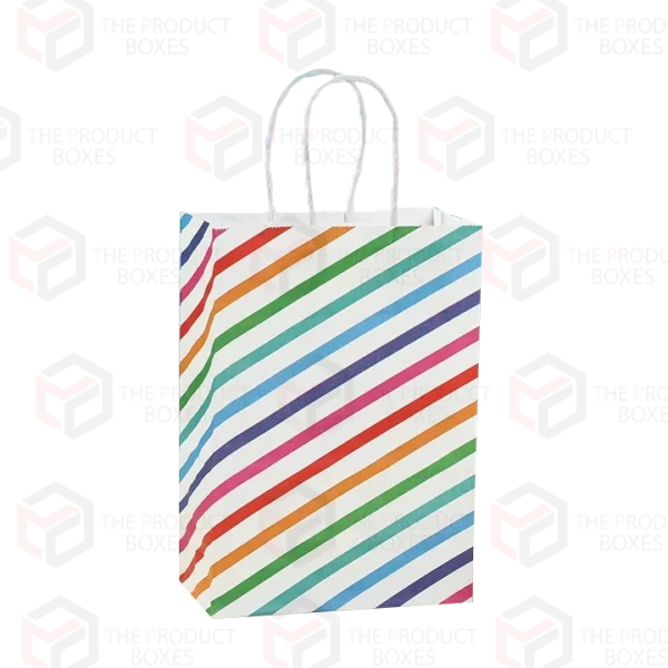 candy stripe paper bags with handle