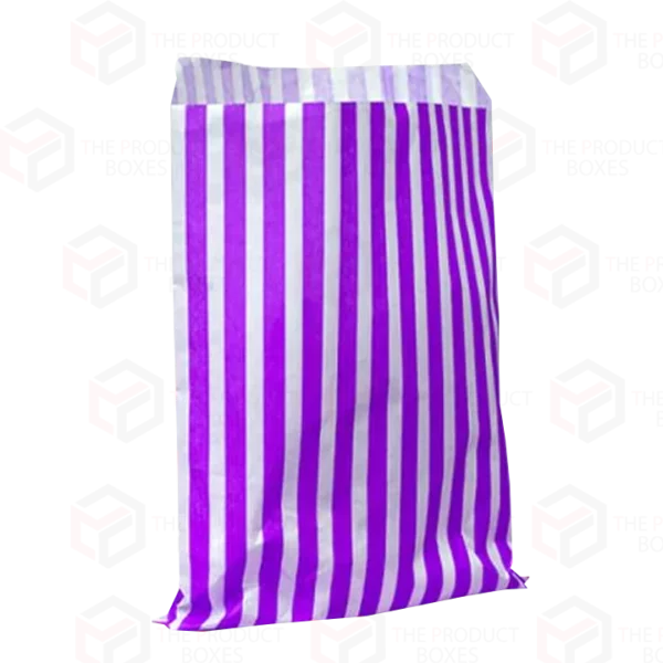 large candy stripe paper bags uk