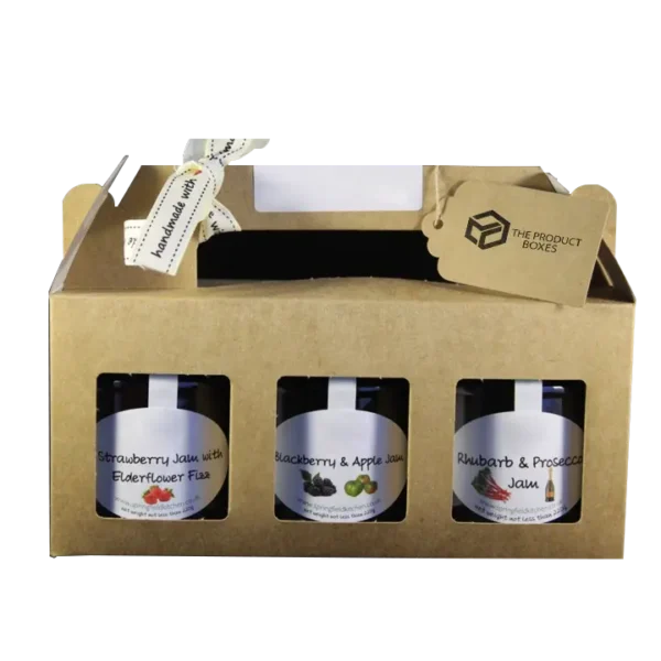 3 jar gift box packaging