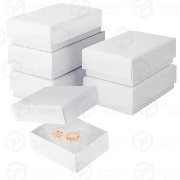 plain white jewellery boxes