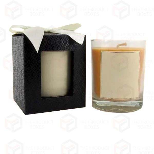 candle boxes with window wholesale