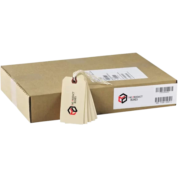 custom printed parcel labels with string