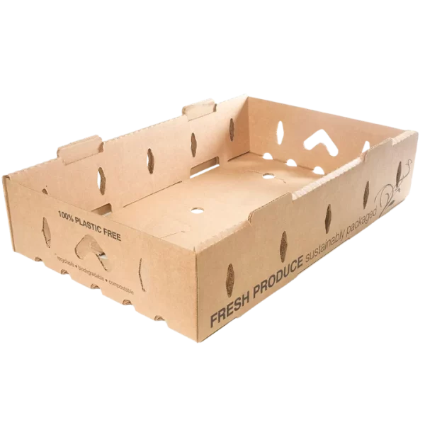 cardboard produce trays