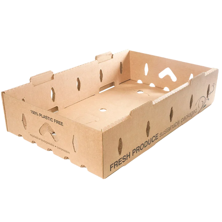 cardboard produce trays