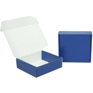 blue mailer boxes