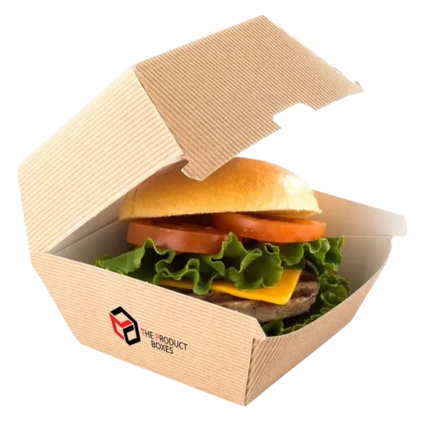 cardboard paper burger box