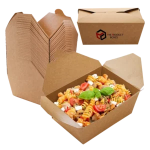 cardboard takeaway food boxes