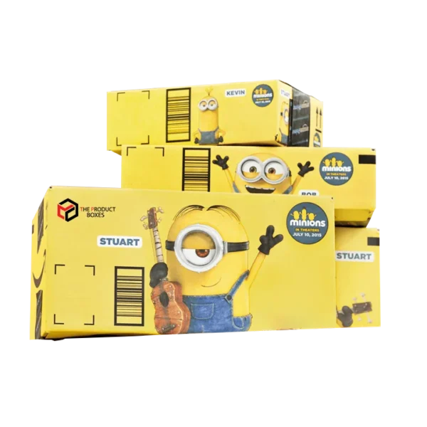 custom cartoon printed cardboard boxes