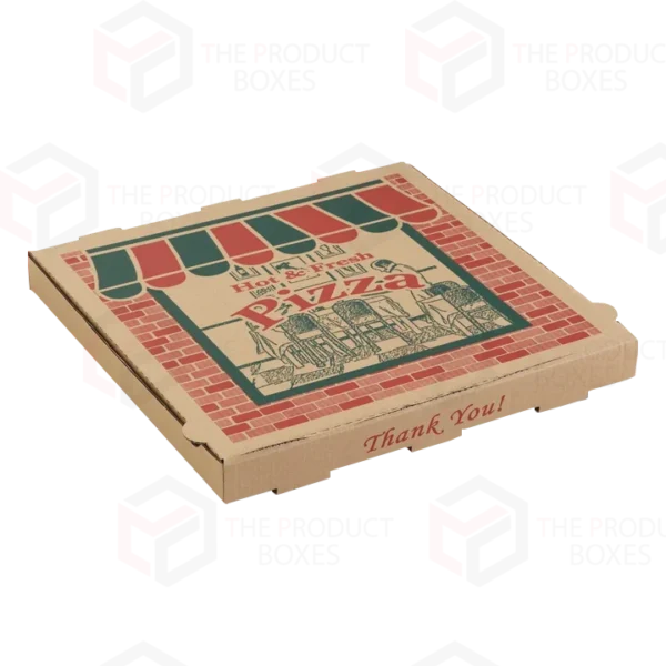 custom printed 10 inch brown pizza boxes