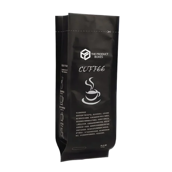 black kraft coffee bags