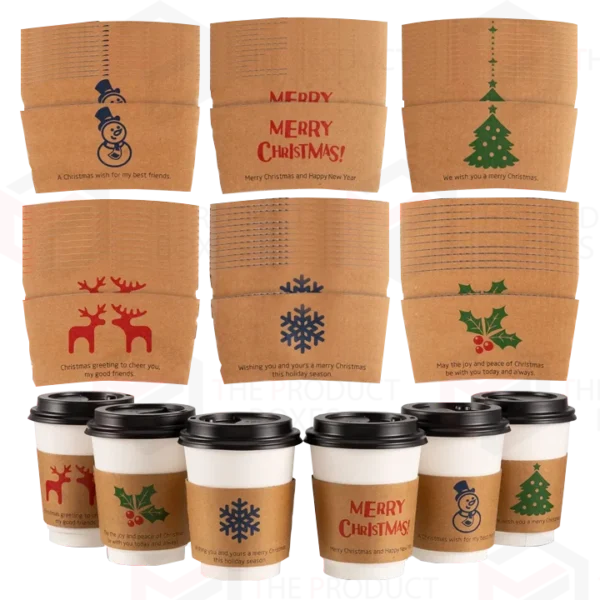 christmas coffee cup sleeves