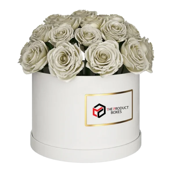 round boxes for flowers with lids