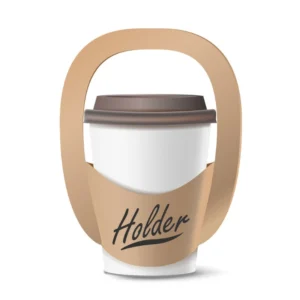 Paper Coffee Cup Carrier With Handle