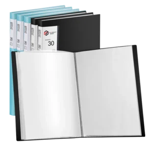 a4 presentation folder with plastic sleeves