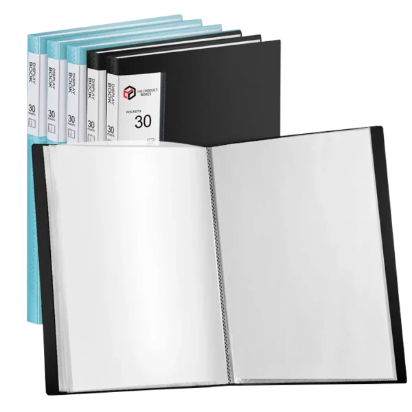 a4 presentation folder with plastic sleeves