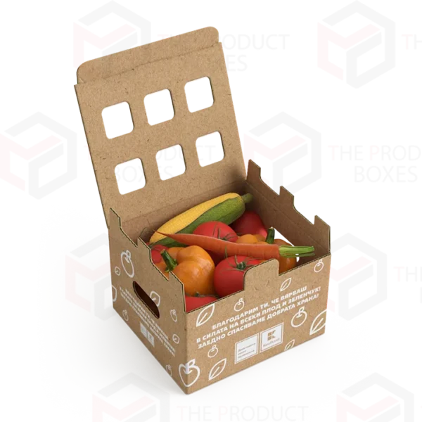 produce boxes with ventilation