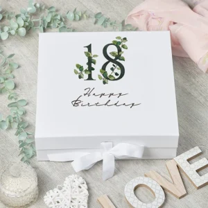 18th Birthday Empty Gift Box