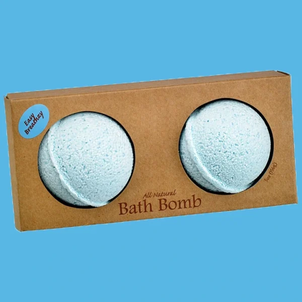 2 piece bath bomb packaging