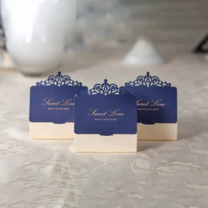 Blue Wedding Favour Boxes