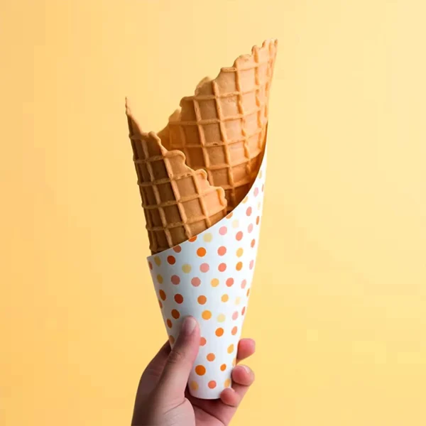 Waffle Cone Paper Sleeves