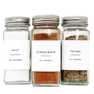 Blank Spice Jar Labels