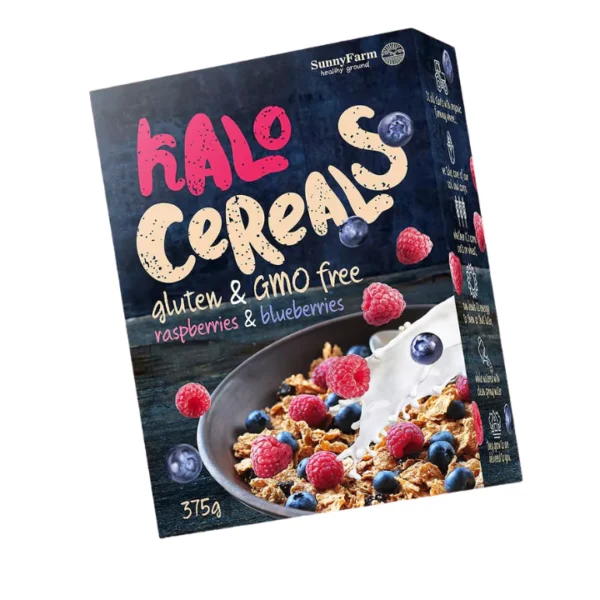 cereal boxes with logo