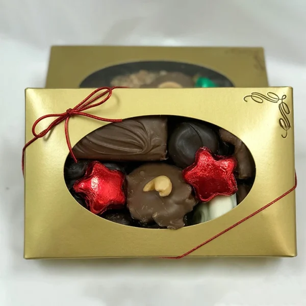 custom candy boxes with die cut window