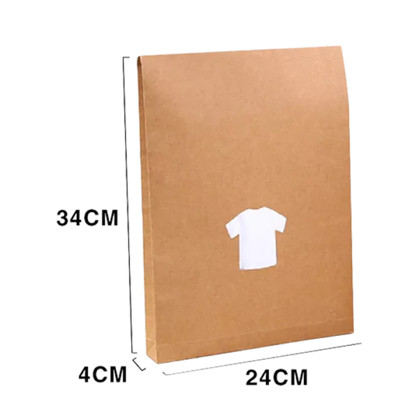 kraft paper shirt bags wholesale