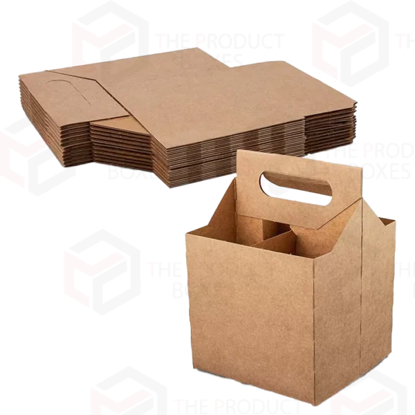 4 bottle carrier boxes with handle
