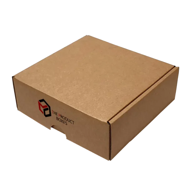 small cardboard boxes with logo