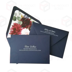 Blue Wedding Envelopes