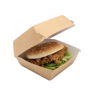 Brown Burger Boxes
