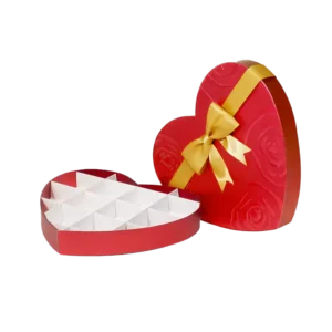 Empty Heart Shaped Candy Boxes