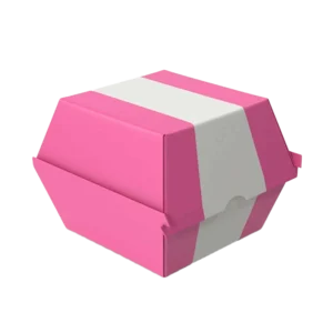 Pink Burger Boxes