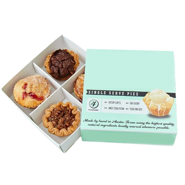 pie packaging with dividers