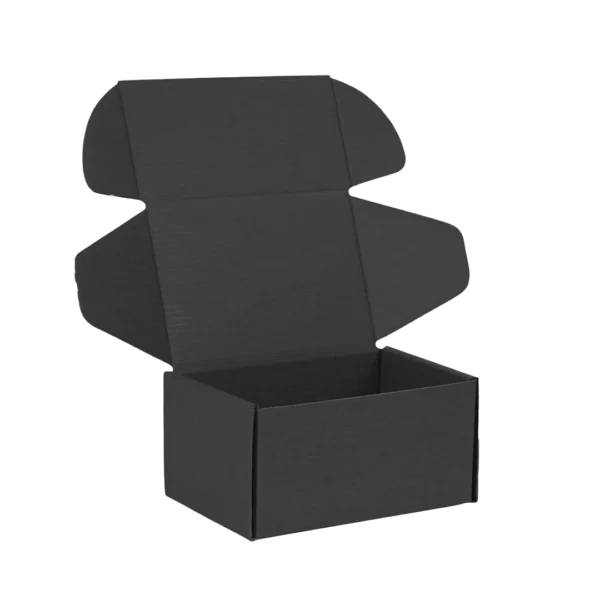 Matte Black Mailer Boxes