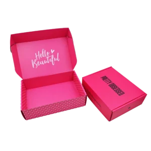 Pink Mailer Boxes