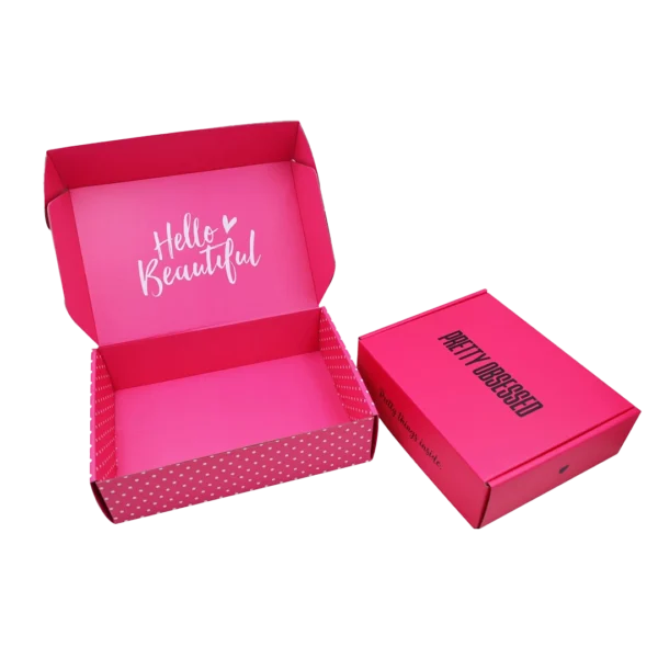 Pink Mailer Boxes