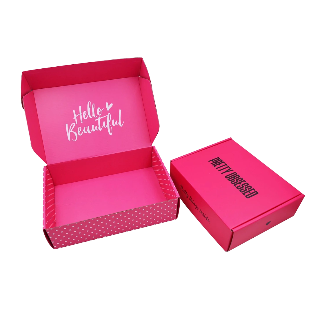 Pink Mailer Boxes