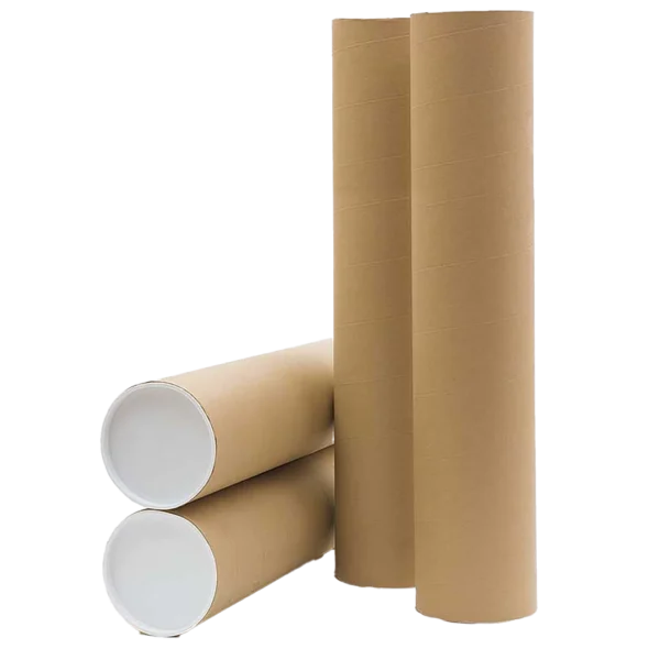 blank paper postal tube