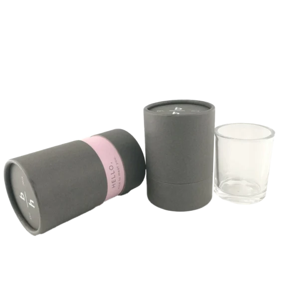 candle jar round packaging