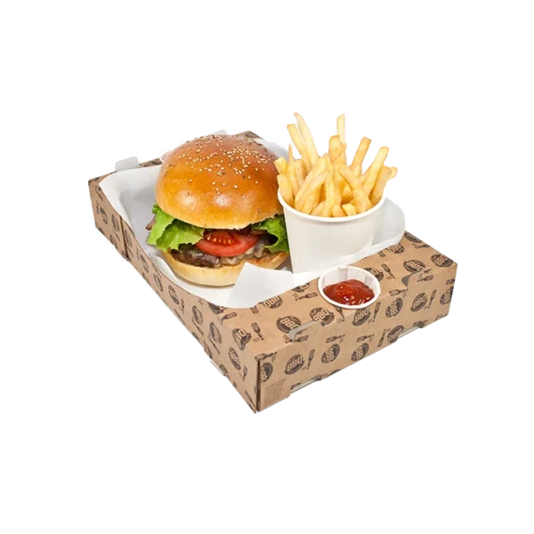 personalised burger portion boxes