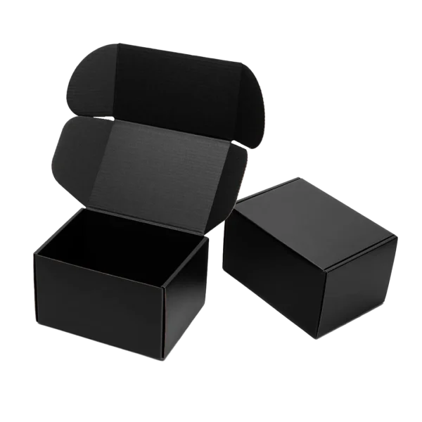 small black mailer boxes