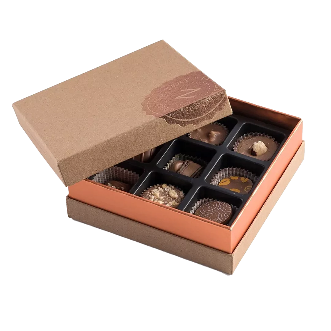 Chocolate rigid Boxes with lids