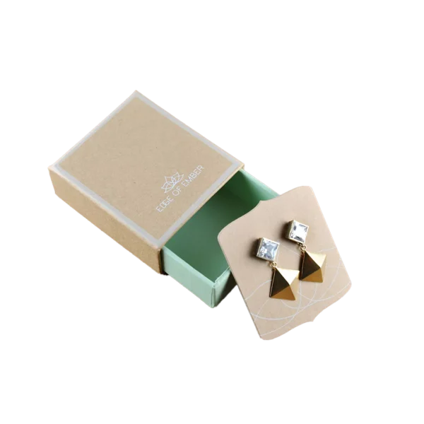 Custom cardboard jewellery packaging