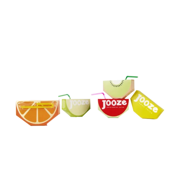 Fruit Shaped Juice packaging Boxes