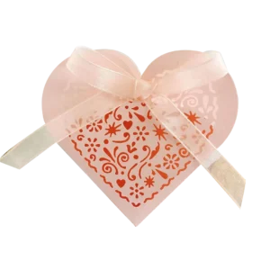 Heart Shaped Wedding Favour Boxes