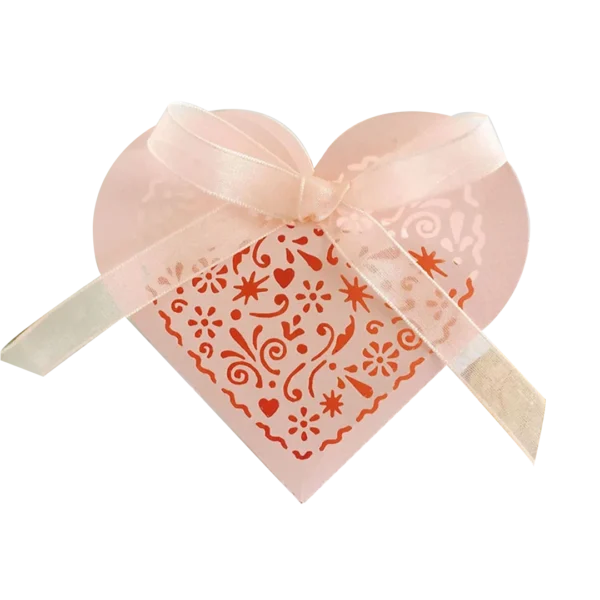 Heart Shaped Wedding Favour Boxes