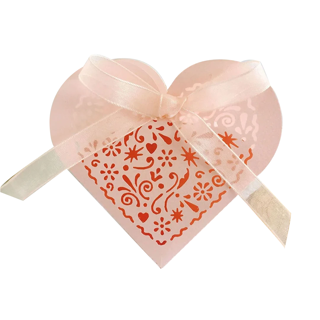 Heart Shaped Wedding Favour Boxes