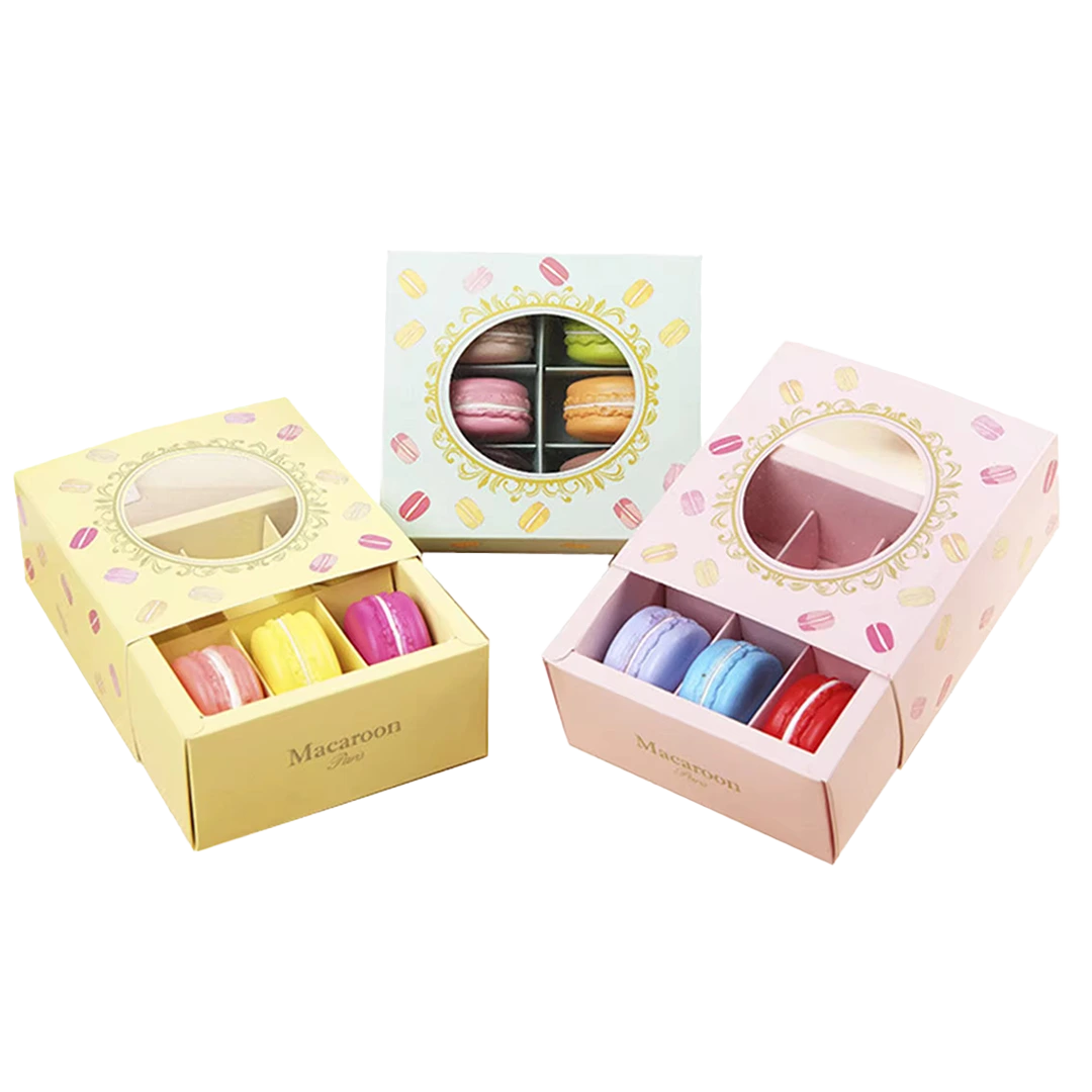 Macaron Boxes With Window